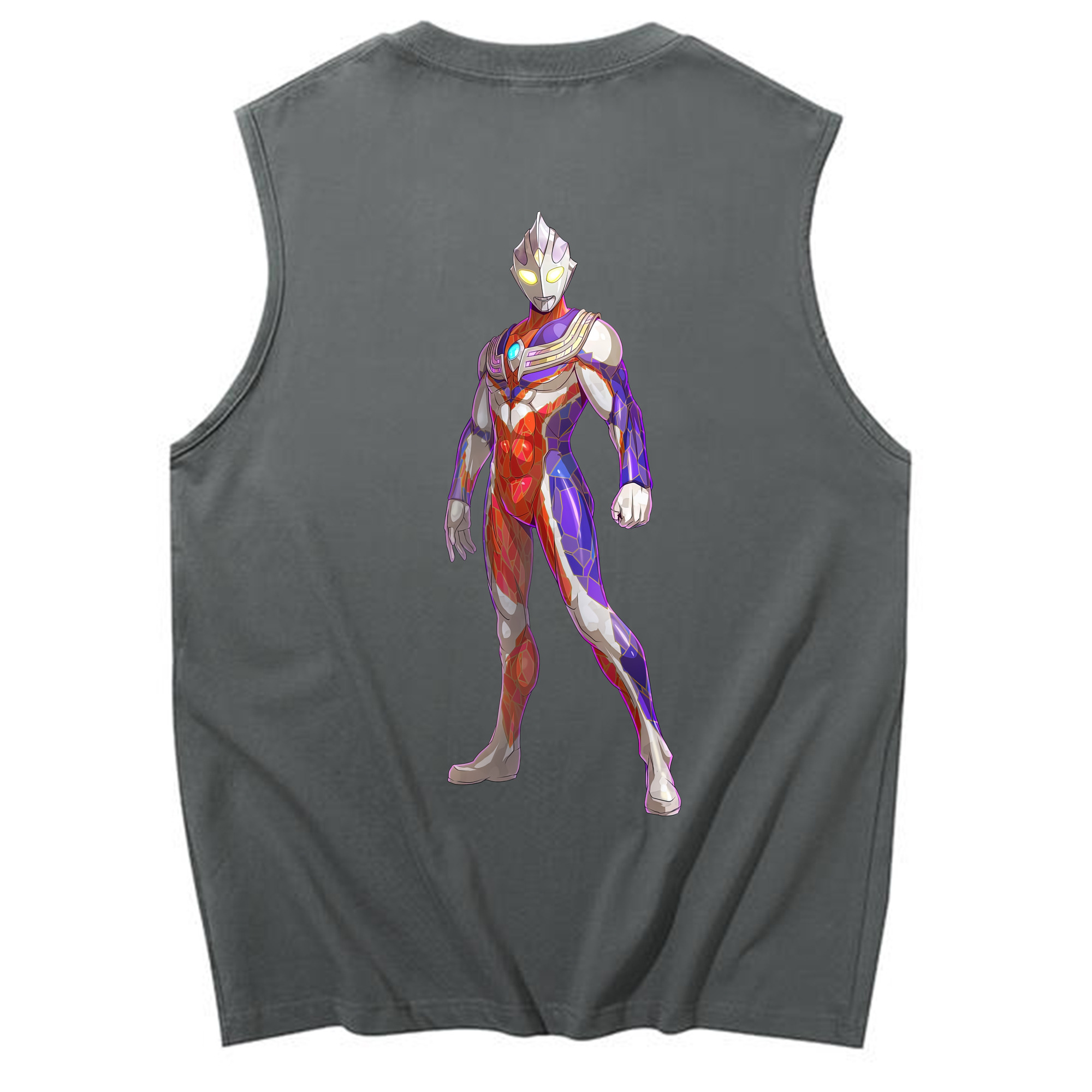 （画像用） ウルトラマン Ultraman コットン100％タンクトップ（背面プリント）